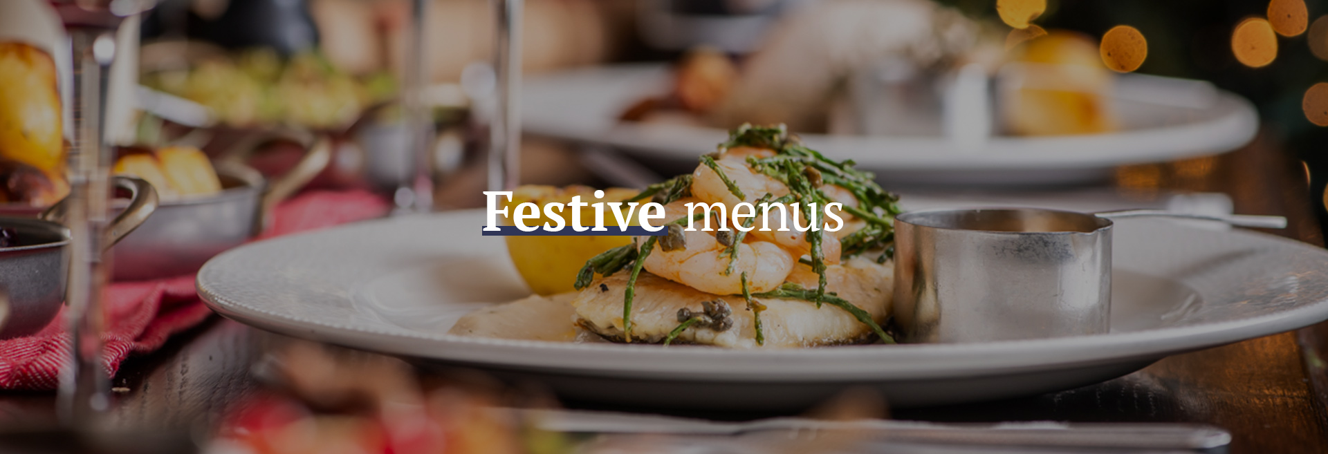 Festive Christmas Menu at The King Harry 