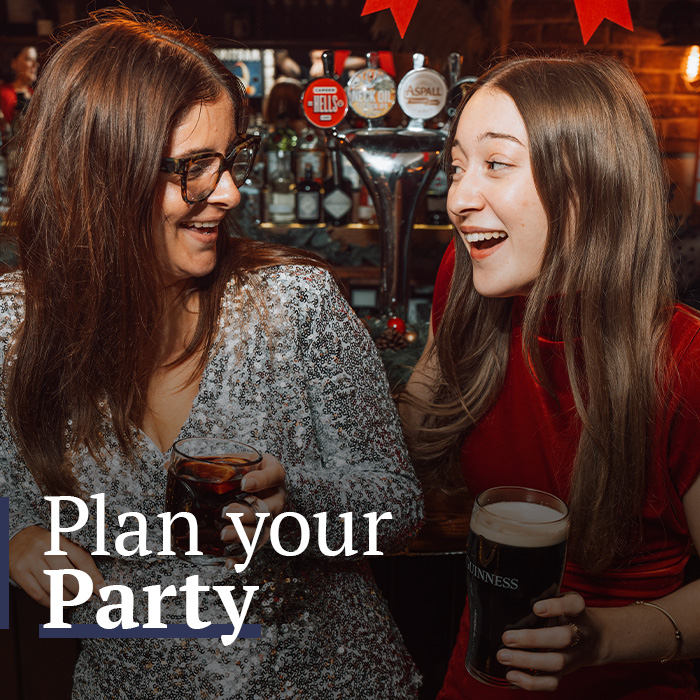 Make a group booking. Christmas at The King Harry in St Albans