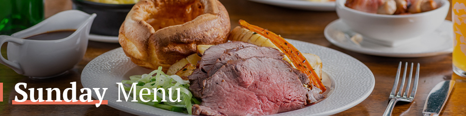 Sunday Menu at The King Harry